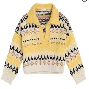 A.L.C. Fair isle  Knit Sweater XS (fits 4-6)